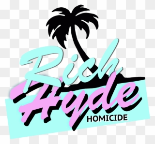 Rich Hyde T Shirt - Palm Tree Silhouette Clipart