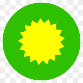 Open - Yellow And Green Circle Clipart