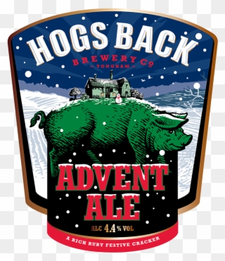 Advent Ale - Hogs Back Yule Hog Clipart