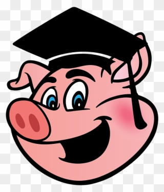 Bbq United States The University Of Que - Smiling Pig Cartoon Clipart
