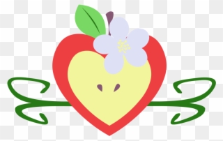 Apple Bloom Cut Apple Bloom Cutie Mark - Mlp Apple Crown Cutie Marks Clipart