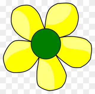 Flowers Yellow And Green Clipart
