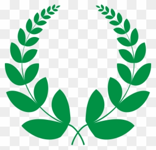 Boho Vector Laurel Wreath - Laurel Wreath Vector Green Clipart