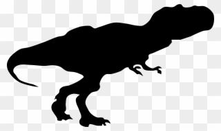 At Getdrawings Com Free For Personal Use - T Rex Dinosaur Silhouette Clipart