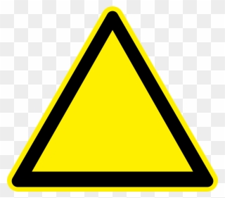 Clipart Info - Yellow Triangle Road Sign Png Transparent Png