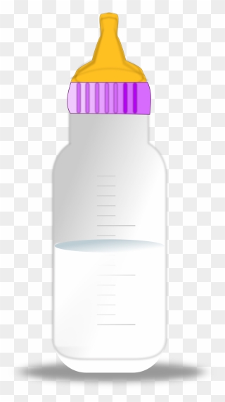 Baby Milk Bottle - Botella De Leche Para Bebe Clipart