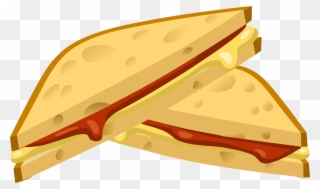 Grilled Cheese Clipart Cliparting Inside Cheese Clipart - Toasted Sandwich Clipart - Png Download
