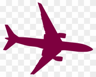 Airplane Aircraft Silhouette Clip Art - Plane Vector - Png Download