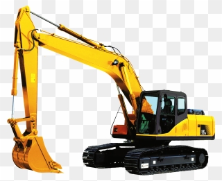 Backhoe Clipart Gambar 5 Clip Art Digger - Bulldozer Png Transparent Png