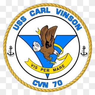 Uss Carl Vinson Cvn Emblem Image - Uss Carl Vinson Cvn 70 Logo Clipart