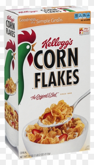 Clip Art Library Library Cereal Transparent Background - Kelloggs Corn Flakes 100g - Png Download