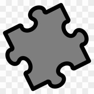 Puzzle - 2 Fitting Pieces Puzzle Clipart