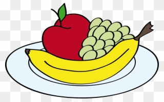 Ein Teller Mit Obst - Frühstück Clipart - Png Download