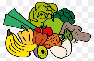 Obst Und Gemüse - Clip Art - Png Download