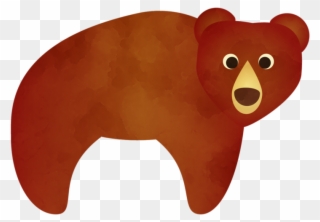 Bear Cute Animal Illustration, Woodland Critters, Forest - Clip Art - Png Download