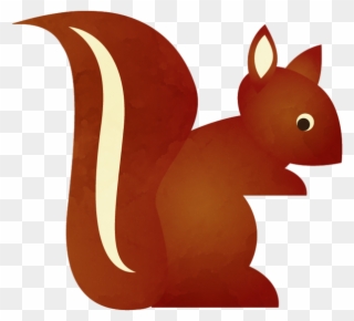 Squirrel Woodland Critters, Woodland Creatures, Woodland - Clip Art - Png Download