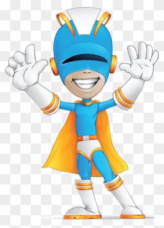 Superhero Free To Use Clip Art - Super Hero Characters - Png Download
