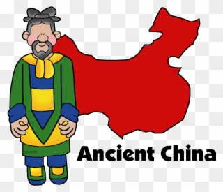 Map Of China - Ancient China Title Page Clipart