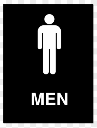 Pictures Of Bathroom Signs - Mens Restroom Sign Clipart