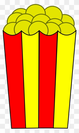 Popcorn Box Clip Art - Png Download