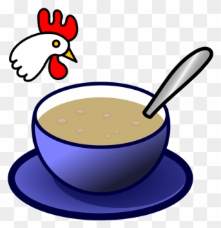 Chicken Soup Clipart Hot Food - Chicken Soup Clipart - Png Download