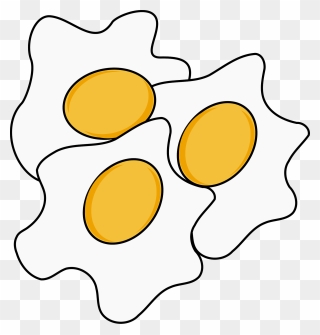 Eggs, Food, Breakfast, Yolk, Chicken, Fried, Sunny - Eggs Clip Art - Png Download