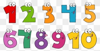 Download To Numbers Transparent Background Free Png - 1 To 10 Letters Clipart