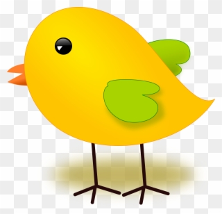 Chicken As Food Bird Poultry Kifaranga - Yellow Bird Vector Png Clipart