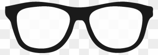 Glasses Clipart Black Eye - Gafas Dibujo - Png Download