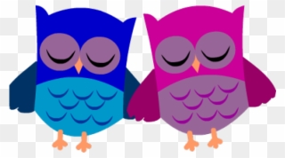 Love Birds Clipart Printable - Printable Stationery Owls - Png Download