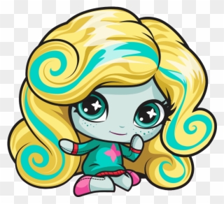 Mini Clipart Pearl Blue - Mini Mania Monster High - Png Download
