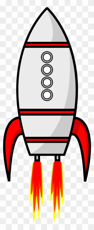 Image Black And White Stock Coffin Clipart Empty - Rocket Cartoon - Png Download
