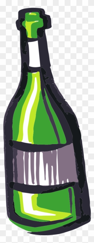 Raseone Wine Bottle - Glass Bottle Clipart