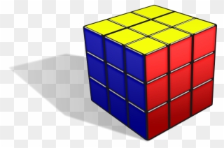 Get Notified Of Exclusive Freebies - Rubik's Cube With Shadow Clipart