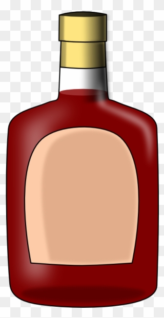 Bottle Of Brandy Clip Art - Png Download