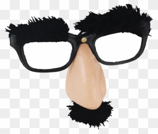 Eyebrow Glasses Clipart Glasses Nose Eyebrow - Eyebrow Glasses - Png Download
