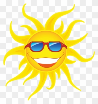 Sun With Sunglasses Clipart Free - Sun With Sunglasses Png Transparent Png