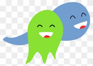 Ghostly Clipart Smiling Ghost - Smiling Ghosts - Png Download