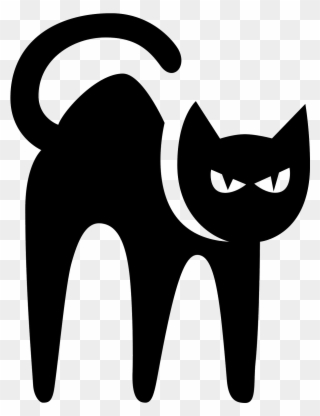 Vector Royalty Free Download Cats Vector - Black Cat Icon Clipart
