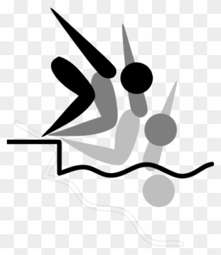 Diving Sport Drawing Clipart