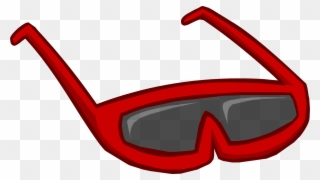 Red Glasses Club Penguin Clipart