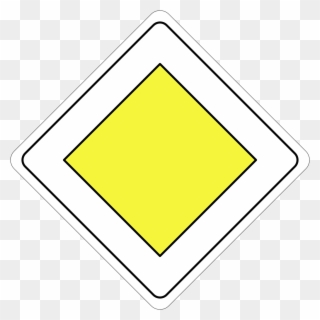 France Road Sign Ab6 - French Priority Road Signs Clipart