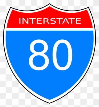 This Free Clip Arts Design Of Interstate 80 Road Sign - Ask Question Clipart - Png Download
