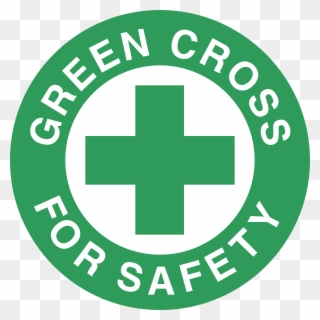 Safety Vector Logo - Green Cross For Safety Logo Clipart