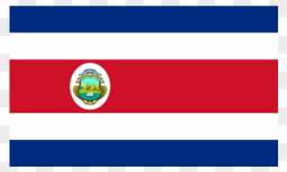 Parches Banderas Costa Rica Termoadhesivas Arem Italia - Costa Rica Flagge Clipart