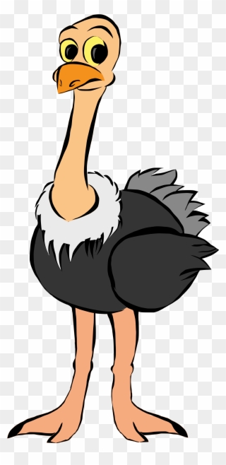 Ostrich Clipart Pixel - Drawing Ostrich - Png Download