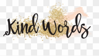Kind Words - Word Clipart