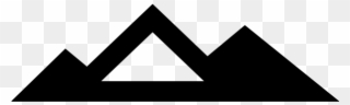 Pyramids Rubber Stamp - Rubber Stamping Clipart