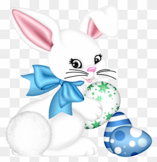 Free Png Transparent Easter Bunny And Eggpicture Png - Portable Network Graphics Clipart