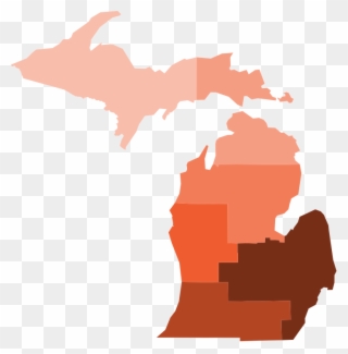 Jenison - Michigan Map Clipart